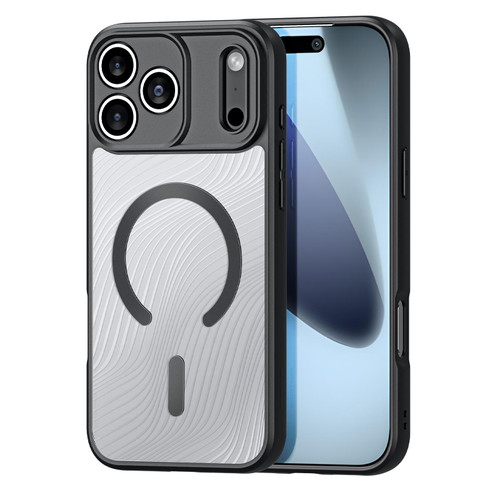 iPhone 17 Pro DUX DUCIS Aimo Mag Series TPU + PC MagSafe Frosted Feel Phone Case - Black