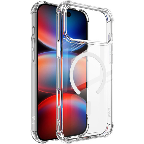 iPhone 17 Pro IMAK Space Shield PC + TPU Airbag Shockproof MagSafe Phone Case - Transparent