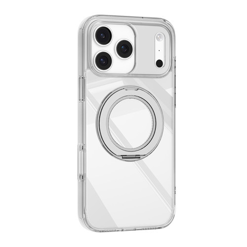 iPhone 17 Pro Mutural Ice Amber Series MagSafe Holder TPU Phone Case - Transparent