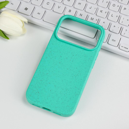 iPhone 17 Pro Wheat Straw TPU Phone Case - Green iPhone 17 Pro Wheat Straw TPU Phone Case - Green