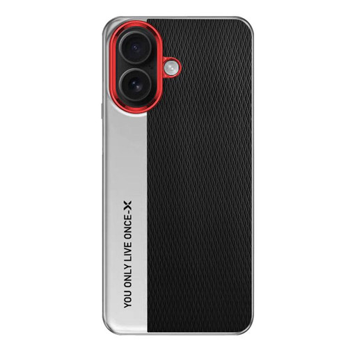 iPhone 17 Camera Design Diamond Texture Leather PC Phone Case - Black