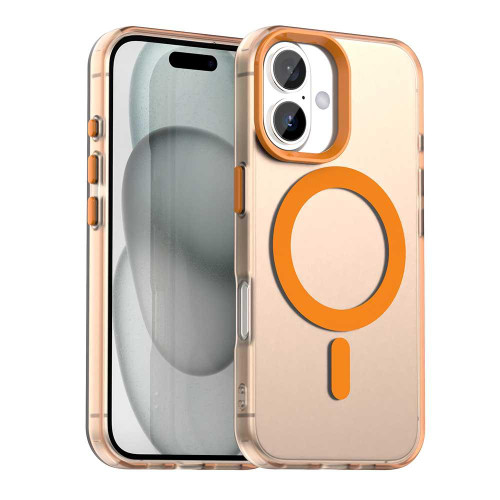 iPhone 17 Candy Magsafe PC Hybrid TPU Phone Case - Orange