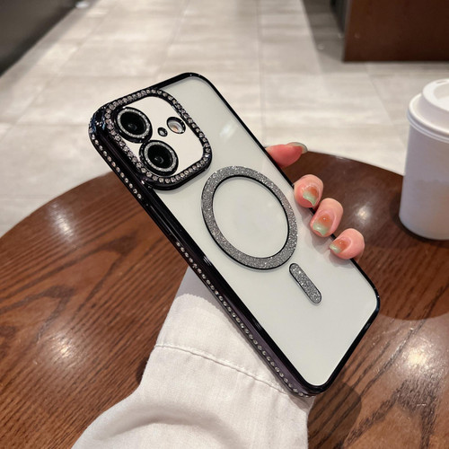 iPhone 17 Diamond Plated MagSafe TPU Phone Case - Black iPhone 17 Diamond Plated MagSafe TPU Phone Case - Black