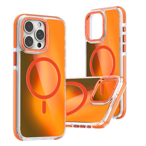 iPhone 17 Dual-Color Gradient Discolor MagSafe Phone Case - Orange iPhone 17 Dual-Color Gradient Discolor MagSafe Phone Case - Orange