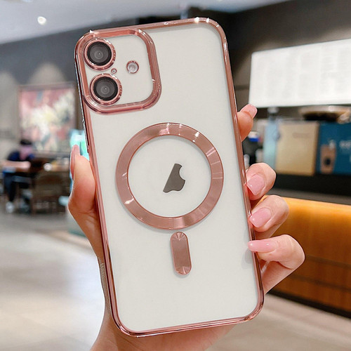 iPhone 17 Electroplating MagSafe Phone Case - Pink
