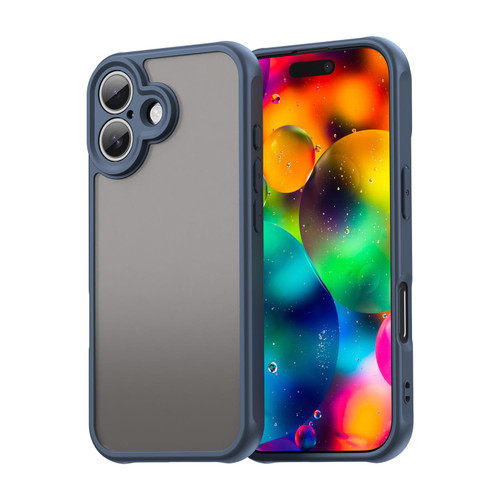 iPhone 17 Fan Dun Series TPU Hybrid PC Frosted Phone Case - Blue