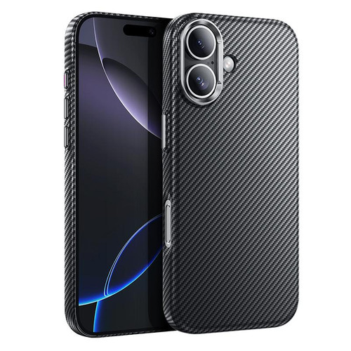 iPhone 17 hoco AS13 Carbon Fiber Pattern MagSafe Magnetic PC Phone Case - Black iPhone 17 hoco AS13 Carbon Fiber Pattern MagSafe Magnetic PC Phone Case - Black