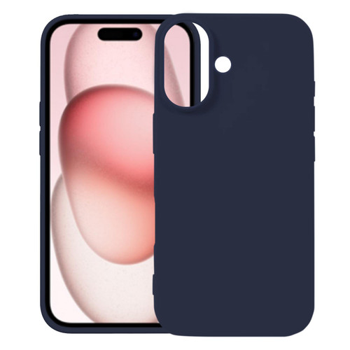 iPhone 17 Kalebol Solid Color Simple All-inclusive Liquid Silicone Phone Case - Midnight Blue iPhone 17 Kalebol Solid Color Simple All-inclusive Liquid Silicone Phone Case - Midnight Blue