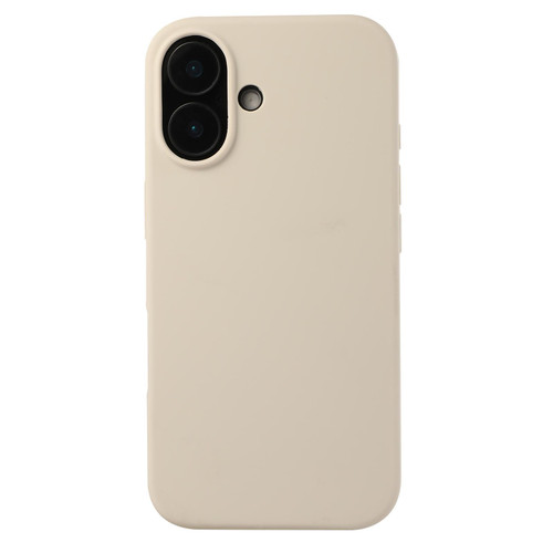 iPhone 17 Liquid Silicone Phone Case - Antique White