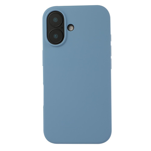 iPhone 17 Liquid Silicone Phone Case - Azure Blue
