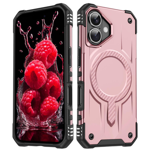 iPhone 17 Straship MagSafe TPU Hybrid PC Phone Case - Rose Gold