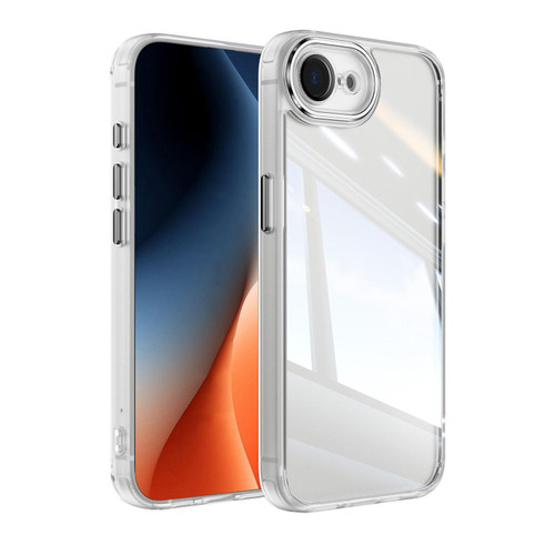 iPhone 16e / 17e Acrylic Hybrid TPU Armor Shockproof Phone Case - Transparent