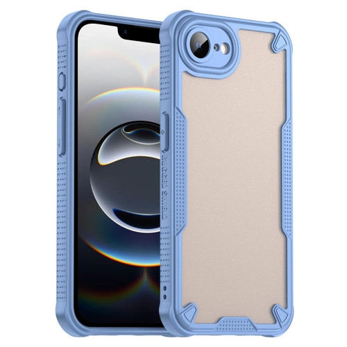 iPhone 16e / 17e Armor Glaze PC Hybrid TPU Phone Case - Blue
