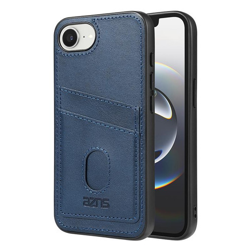 iPhone 16e / 17e AZNS K1 Series Card Slot Business Phone Case - Blue