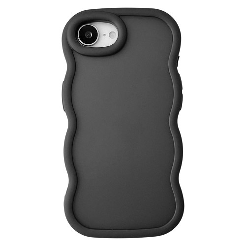 iPhone 16e / 17e Big Wave Skin Feel Phone Case - Black