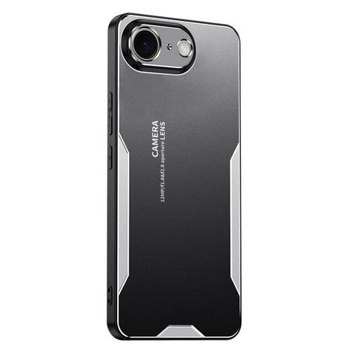 iPhone 16e / 17e Blade Series TPU Hybrid Metal Phone Case - Silver