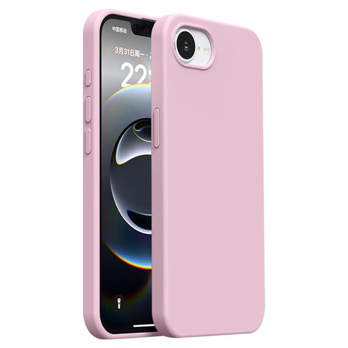 iPhone 16e / 17e Burom Cloud Sensing Ultra-thin Liquid Silicone Full Coverage Phone Case - Cherry Blossom