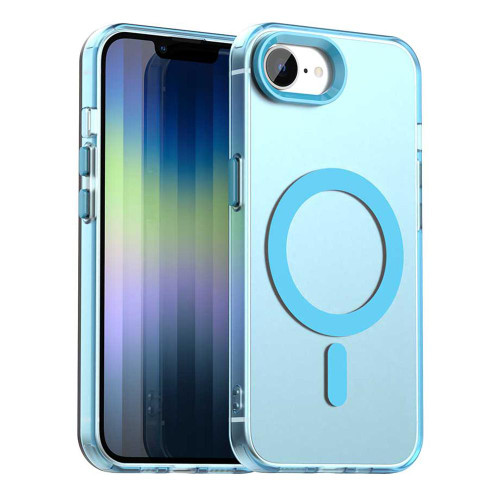 iPhone 16e / 17e Candy Magsafe PC Hybrid TPU Phone Case - Blue