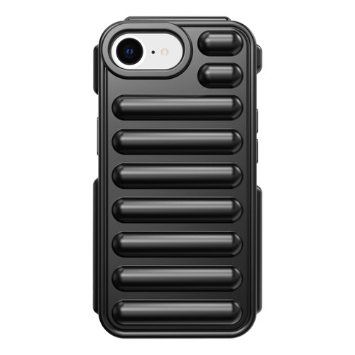iPhone 16e / 17e Capsule Series Candy Color TPU Phone Case - Black