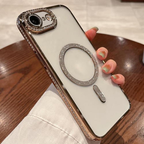 iPhone 16e / 17e Diamond Plated MagSafe TPU Phone Case - Gold