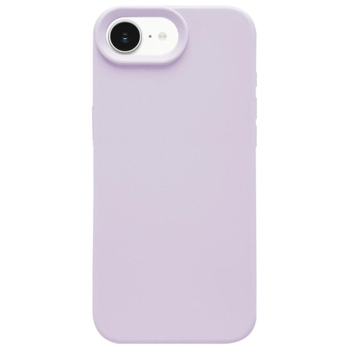 iPhone 16e / 17e Dopamine Simple Imitation Liquid Silicone Phone Case - Bean Purple