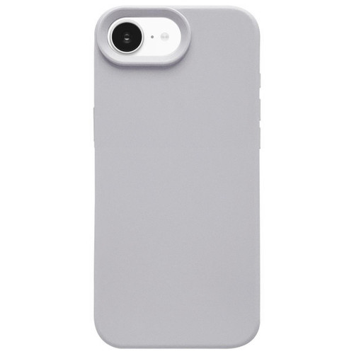 iPhone 16e / 17e Dopamine Simple Imitation Liquid Silicone Phone Case - Smoky Blue