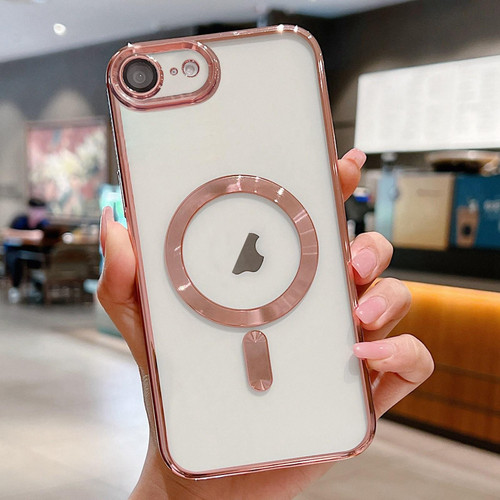 iPhone 16e / 17e Electroplating MagSafe Phone Case - Pink