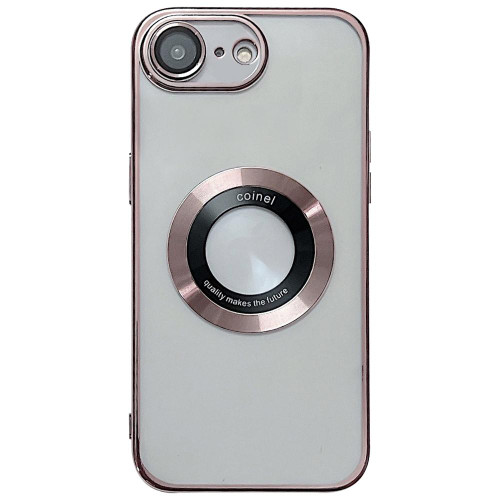 iPhone 16e / 17e Electroplating Magsafe TPU Phone Case - Rose
