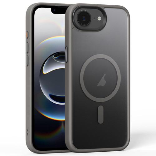 iPhone 16e / 17e Frosted MagSafe Magnetic Phone Case - Grey