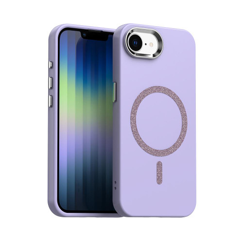 iPhone 16e / 17e Glitter Series Magsafe PC Hybrid TPU Phone Case - Purple