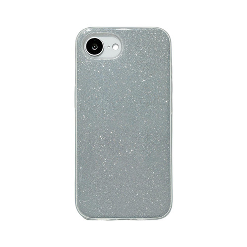 iPhone 16e / 17e Glitter TPU Phone Case - Silver