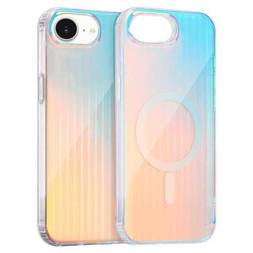 iPhone 16e / 17e Laser Engraved Texture MagSafe Phone Case - Vertical Stripes