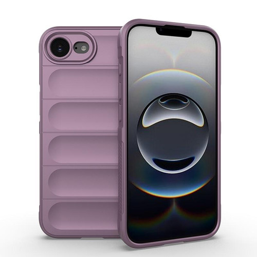 iPhone 16e / 17e Magic Shield TPU + Flannel Phone Case - Purple