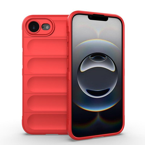 iPhone 16e / 17e Magic Shield TPU + Flannel Phone Case - Red