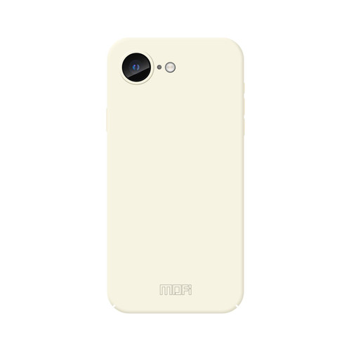 iPhone 16e / 17e MOFI Qin Series Skin Feel All-inclusive PC Phone Case - Beige