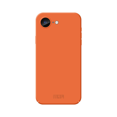 iPhone 16e / 17e MOFI Qin Series Skin Feel All-inclusive PC Phone Case - Orange