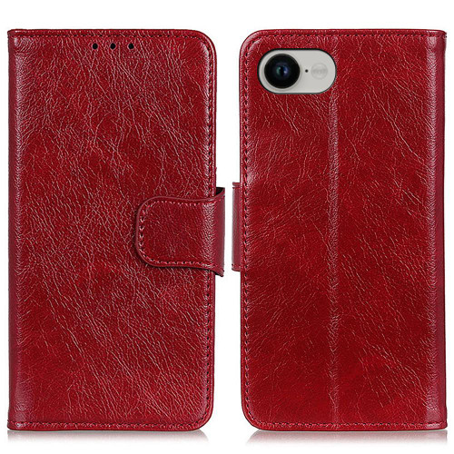 iPhone 16e / 17e Nappa Texture Leather Case - Red