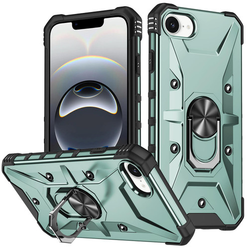 iPhone 16e / 17e Ring Holder Phone Case - Midnight Green