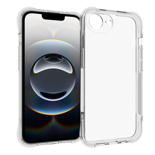 iPhone 16e / 17e Shockproof Non-slip Thickening TPU Phone Case - Transparent