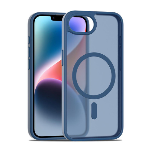 iPhone 16e / 17e Skin Feel TPU Hybrid PC MagSafe Phone Case - Blue