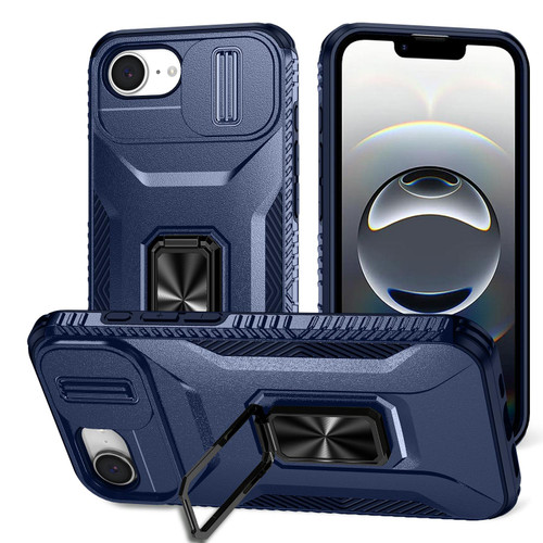 iPhone 16e / 17e Sliding Camshield Holder Phone Case - Blue