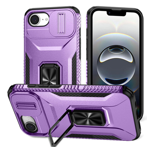 iPhone 16e / 17e Sliding Camshield Holder Phone Case - Purple