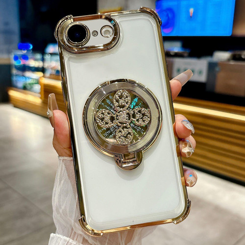 iPhone 16e / 17e Spinning Top Holder Phone Case - Gold