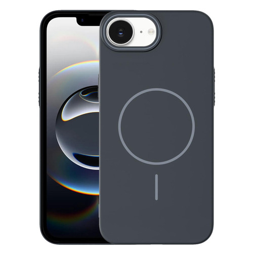 iPhone 16e / 17e Thin Circle PC Injection MagSafe Phone Case - Carbon Grey