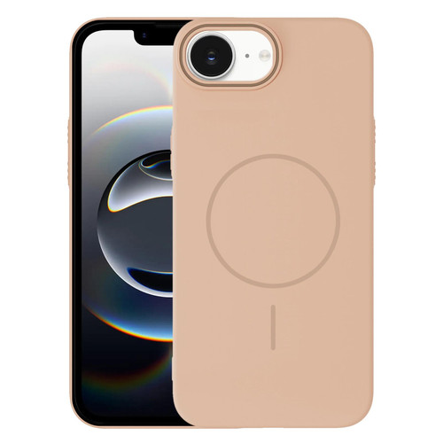 iPhone 16e / 17e Thin Circle PC Injection MagSafe Phone Case - Desert Gold