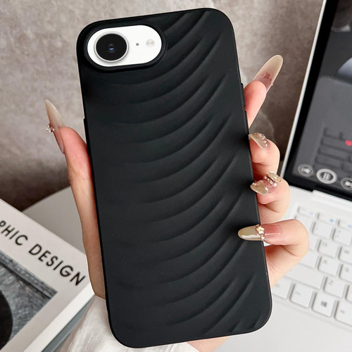 iPhone 16e / 17e Water Ripples TPU Phone Case - Black