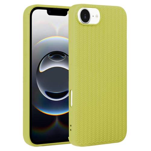 iPhone 16e / 17e Weave Texture Silicone Phone Case - Green