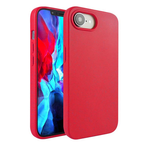 iPhone 16e / 17e Wheat Straw TPU Phone Case - Red