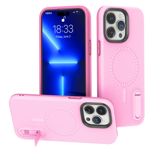 iPhone 14 Pro Max Terminator MagSafe Magnetic Holder Phone Case - Pink