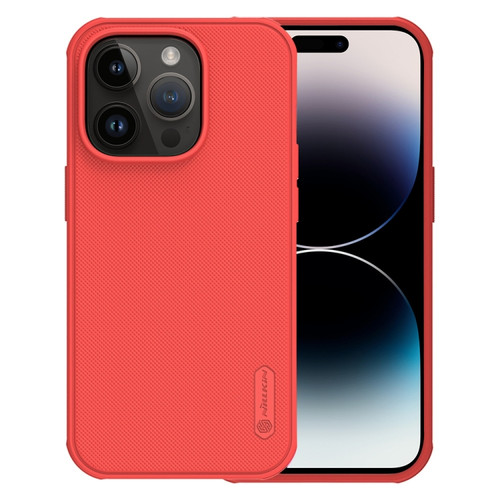 iPhone 14 Pro Max NILLKIN Frosted Shield Pro PC + TPU Phone Case  - Red